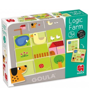 Детска логическа игра Goula - Ферма