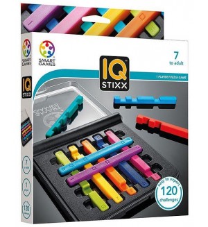 Детска логическа игра Smart Games - Iq Stixx, със 120 предизвикателства