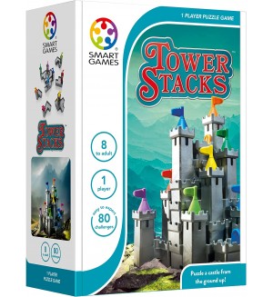 Детска логическа игра Smart Games - Tower Stacks