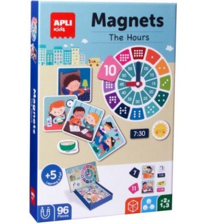 Детска магнитна игра Apli - Часовете