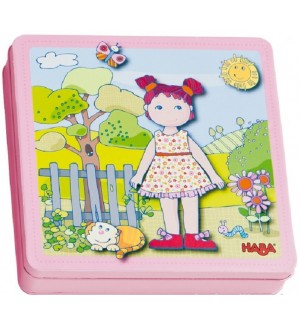 Детска магнитна игра Haba - Облечи Лили