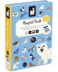 Детска магнитна книга Janod - Полярни животни