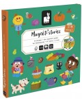 Детска магнитна книга Janod - Зеленчукова градина