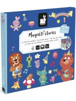 Детска магнитна книга Janod - Животинско парти