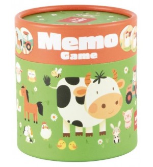Детска мемори игра Apli Kids - Фермата, с 24 карти
