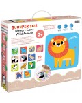 Детска мемори игра Banana Panda Suuuper Size - Диви животни