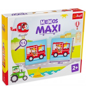 Детска мемори игра Memos Maxi - Превозни средства