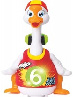 Детска музикална играчка Hola Toys - Танцуващ паток, червен