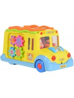 Детска музикална играчка Hola Toys - Училищен автобус Детска музикална играчка Hola Toys - Училищен автобус