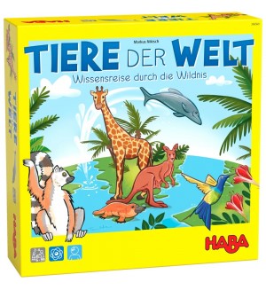 Детска настолна игра Haba - Животните по света