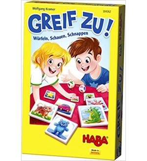 Детска настолна игра със зарове Haba - Реагирай бързо