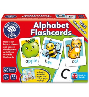 Детска образователна игра Orchard Toys - Азбучни флашкарти
