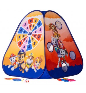 Детска палатка за игра 3 в 1 Micki - Paw Patrol, 85 x 85 x 90 cm