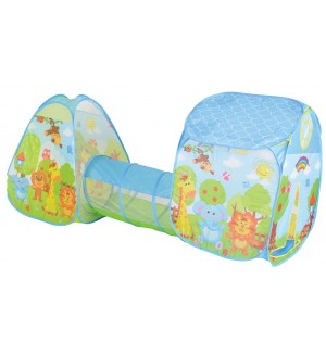 Детска палатка за игра 3 в 1 Moni Toys - Zoo