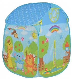 Детска палатка за игра Moni Toys - Тента къщичка с 50 топки
