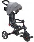 Детска сгъваема триколка 4 в 1 Globber - Explorer Trike Foldable, сиво-черна