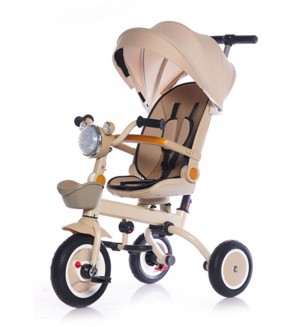 Детска сгъваема триколка Chipolino - Marathon Smart, 360°, лате