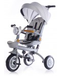 Детска сгъваема триколка Chipolino - Marathon Smart, 360°, сива