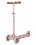Детска триколесна тротинетка Little Dutch - Fairy Floral, Pink