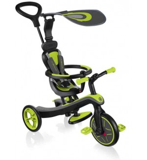 Детска триколка 4 в 1 Globber -Trike Explorer, зелена