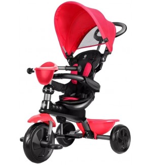 Детска триколка 4 в 1 QPlay - Cosy, червена
