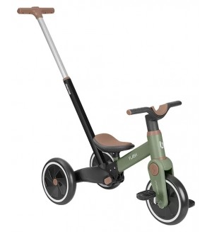 Детска триколка 5 в 1 KikkaBoo - Flash, Army Green