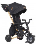 Детска триколка QPlay - Nova, Air Wheels, Golden/Black