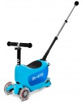 Детска тротинетка 2 в 1 Micro - Mini2Go Deluxe Plus, Blue
