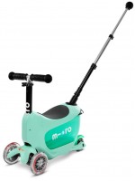 Детска тротинетка 2 в 1 Micro - Mini2Go Deluxe Plus, Mint