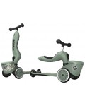 Детска тротинетка и колело за баланс 2 в 1 Scoot & Ride - HighwayKick 1 Lifestyle, Green lines Детска тротинетка и колело за баланс 2 в 1 Scoot & Ride - HighwayKick 1 Lifestyle, Green lines