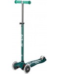Детска тротинетка Micro - Maxi Deluxe ECO LED, Green