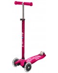Детска тротинетка Micro - Maxi Deluxe LED, Pink