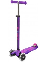 Детска тротинетка Micro - Maxi Deluxe LED, Purple