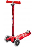 Детска тротинетка Micro - Maxi Deluxe LED, Red