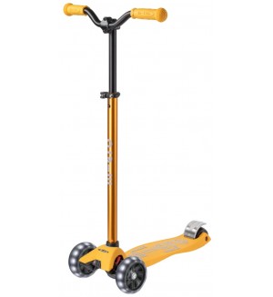 Детска тротинетка Micro - Maxi Deluxe Pro LED, Sunburst Yellow