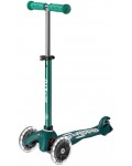 Детска тротинетка Micro - Mini Deluxe ECO LED, Green