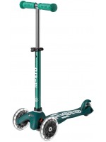Детска тротинетка Micro - Mini Deluxe ECO LED, Green