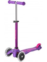 Детска тротинетка Micro - Mini Deluxe LED, Purple Pink