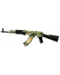Детски автомат Lean Toys - Калашников, със звуци, светлини и вибрация, 70 cm