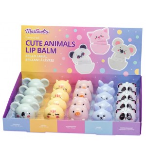 Детски балсам за устни Martinelia - Cute Animals, асортимент