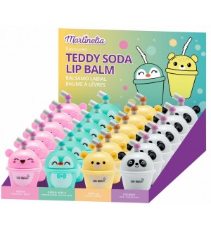 Детски балсам за устни Martinelia - Тeddy soda , асортимент