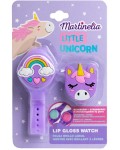 Детски балсам за устни Martinelia - Unicorn, часовник, 2 аромата