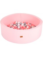 Детски басейн Moni Toys - С 200 топки, розов 