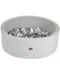 Детски басейн Moni Toys - С 200 топки, сив 