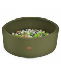 Детски басейн Moni Toys - С 200 топки, тъмнозелен