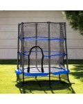 Детски батут Chipolino - Up & Down, 130 cm, син