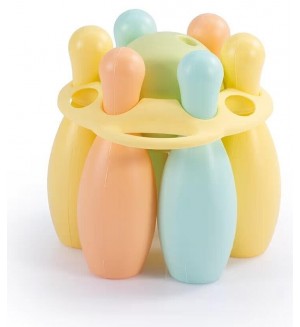 Детски боулинг Dolu - 6 кегли и топка, 19 cm