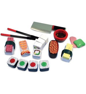Детски дървен комплект Melissa & Doug - Суши