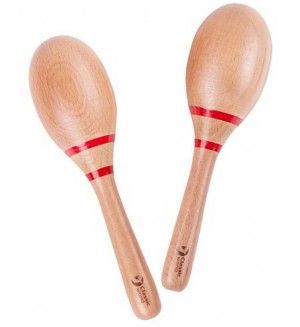 Детски дървени маракаси Classic World - Червени Детски дървени маракаси Classic World - Червени