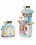 Детски фризьорски салон за домашни любимци 2 в 1 Raya Toys - 44 части 